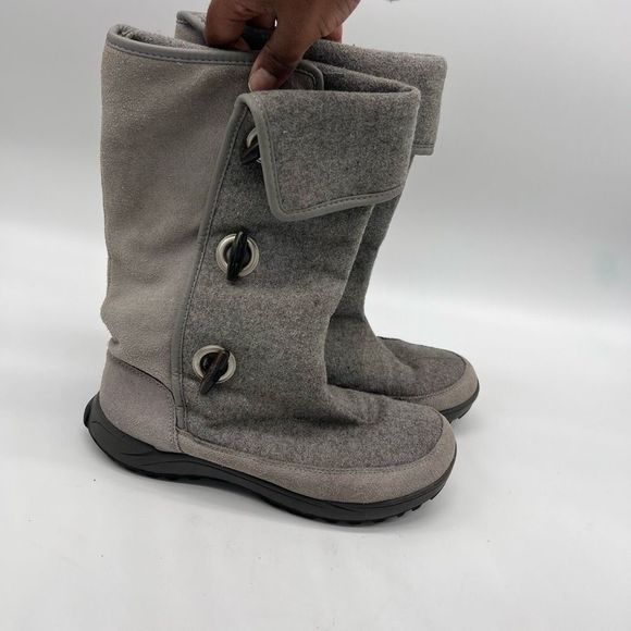 Lands End Toggle Pull On Boots Womens - Picture 9 of 10